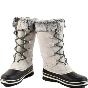 NWOB Khombu Suede Leather Faux Fur Boots sz 10